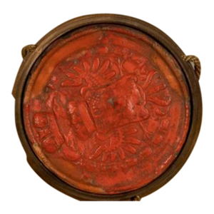 Antique 18th C Royal Seal of Maria Theresa Letter of Appointment