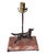2000 - 2009 Vintage Patinated Bronze Sporting Dog Accent Lamp on Veined Rouge Marble Base For Sale - Image 5 of 12