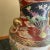 French 1970s Cherry Blossoms & Foo Dog Large Chinoserie Vase For Sale - Image 3 of 10