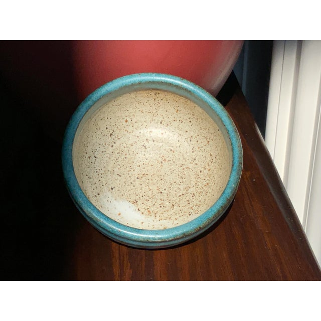 Late 20th Century Small Studio Pottery Bowl For Sale - Image 4 of 7