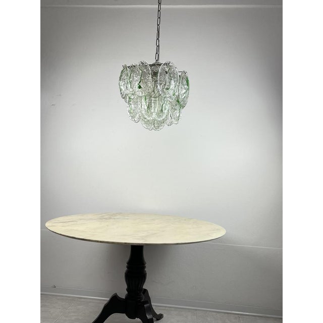 Metal Ceiling Light in Murano Glass, Italy, 1960s For Sale - Image 7 of 18