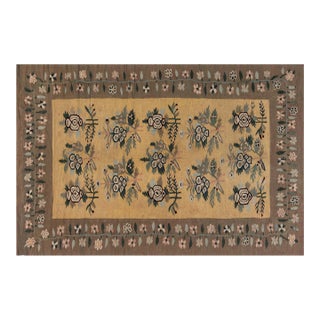 1920s Bessarabian Floral Rug For Sale