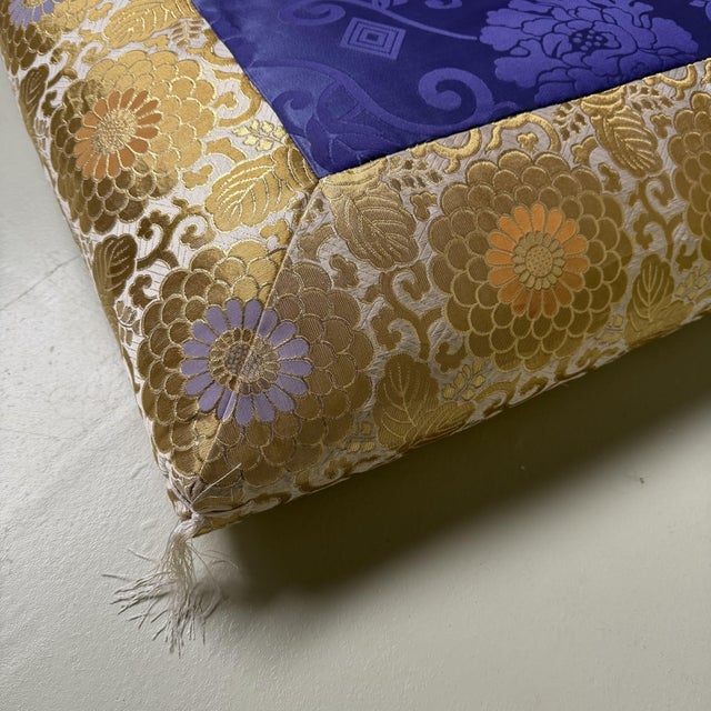 Haishiki / Terayō Zabuton Ceremonial Temple Floor Cushion, 1980s For Sale - Image 14 of 18