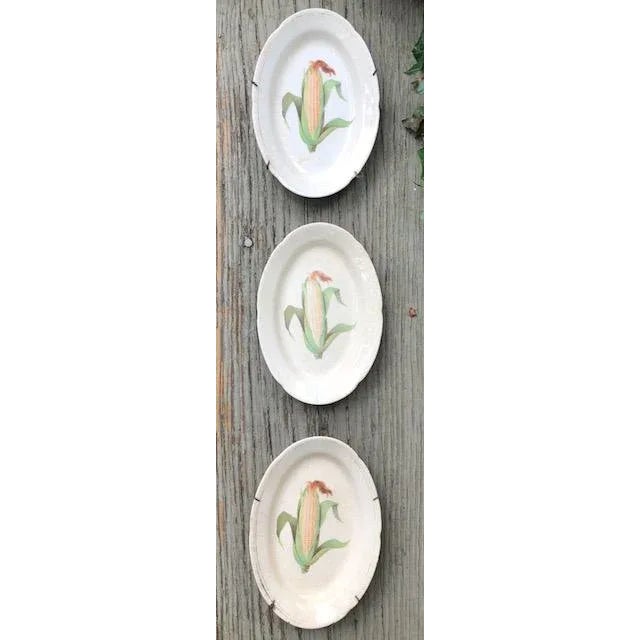 Rare antique oval plates made from the company "TST" Taylor Smith and Taylor of Chester West Virginia approximately in...