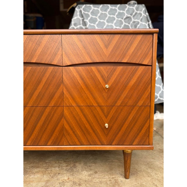 1960s Kent Coffey Debonaire Lowboy Dresser For Sale - Image 9 of 11