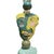 Marc Zimmerman "Green Symphony" Glazed Ceramic Totem, 80 Inches Tall, Deep Green and Gold Glaze, Face Element, Contemporary Art West Coast For Sale - Image 4 of 7