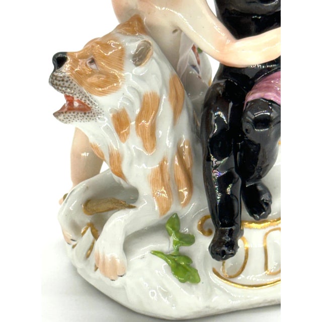 Meissen Porcelain Allegory of the Continent of Africa, Circa 1750 For Sale - Image 9 of 12