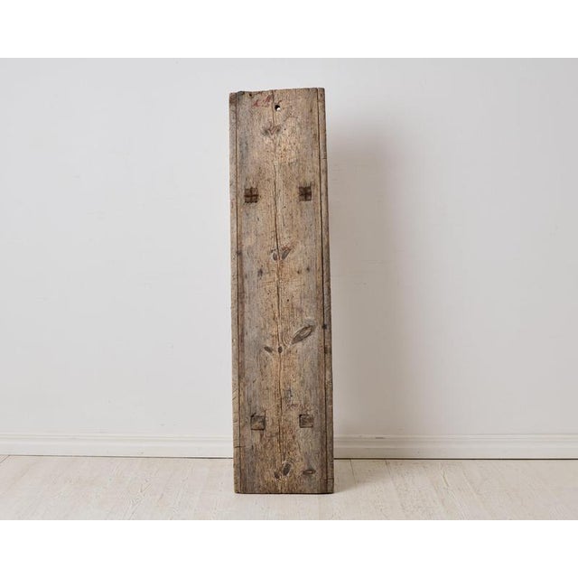 Folk Art Handcrafted Bench in Pine, Northern Sweden, Late 1700s For Sale - Image 11 of 12