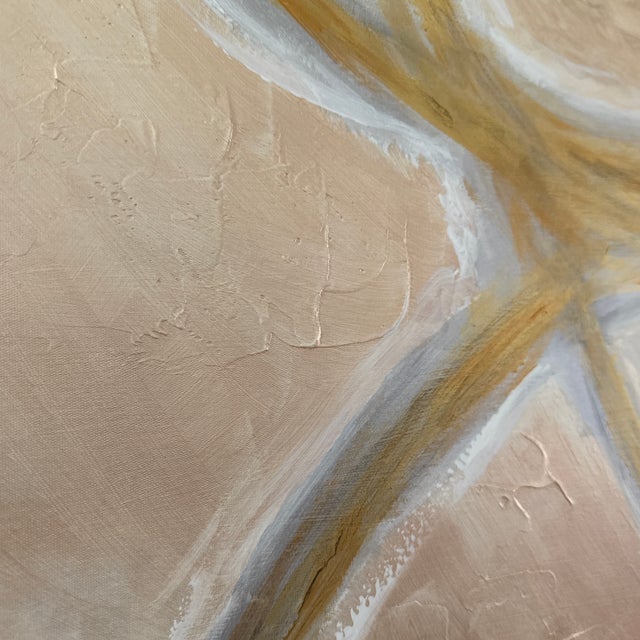 Original Abstract Acrylic and Charcoal Textured Painting For Sale - Image 9 of 12