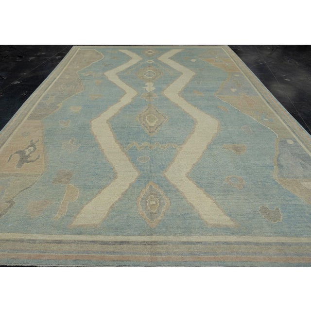 Turkish Oushak Rug 10' x 14'7" #16620 Explore a curated collection of hallway runners, wool rugs, and handmade...