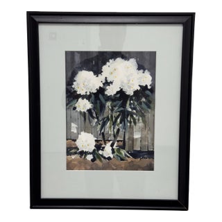 Jack Anderson Helene Framed Watercolor, Circa 2002 For Sale