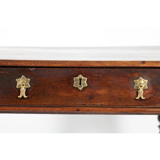 English Oak Side Table With Single Drawer Circa 1720 For Sale - Image 9 of 12