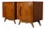 Young Manufacturing Vintage Sculptural Mid Century Modern Pair of Nightstands C. 1960s, Attrbiuted For Sale