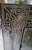Vintage Chinoiserie Black Lacquered Large 4 Door Soapstone Decorative Storage Cabinet For Sale - Image 15 of 18