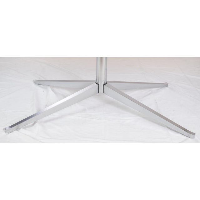 White Florence Knoll Oval Carrara Marble Top Dining Table For Sale - Image 8 of 8