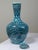 Ceramic Vintage Vase in Painted Turquoise, 1950s For Sale - Image 7 of 17