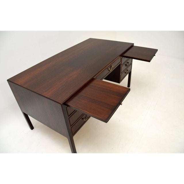 Danish Desk attributed to O. Bank Larsen, 1950s For Sale - Image 11 of 15