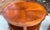 1970s Vintage Walnut Two-Tiered End Tables, Side Tables With Starburst Veneer Top - Pair For Sale - Image 5 of 12