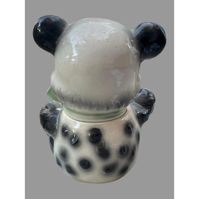 Vintage Brush McCoy Figural Panda Bear Cookie Jar For Sale - Image 12 of 12