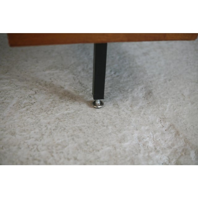 Wood and Steel Desk, France, 1960 For Sale - Image 3 of 18