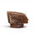Milo Baughman for Thayer Coggin Mid Century Walnut Swivel Barrel Tub Chairs - Pair For Sale - Image 11 of 12