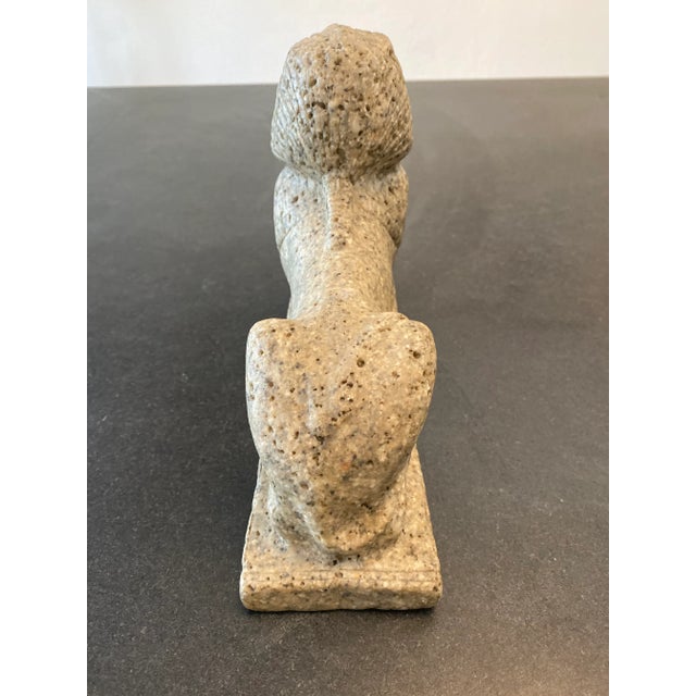 Vintage Stone Composite Sphinx Sculpture For Sale In Los Angeles - Image 6 of 11