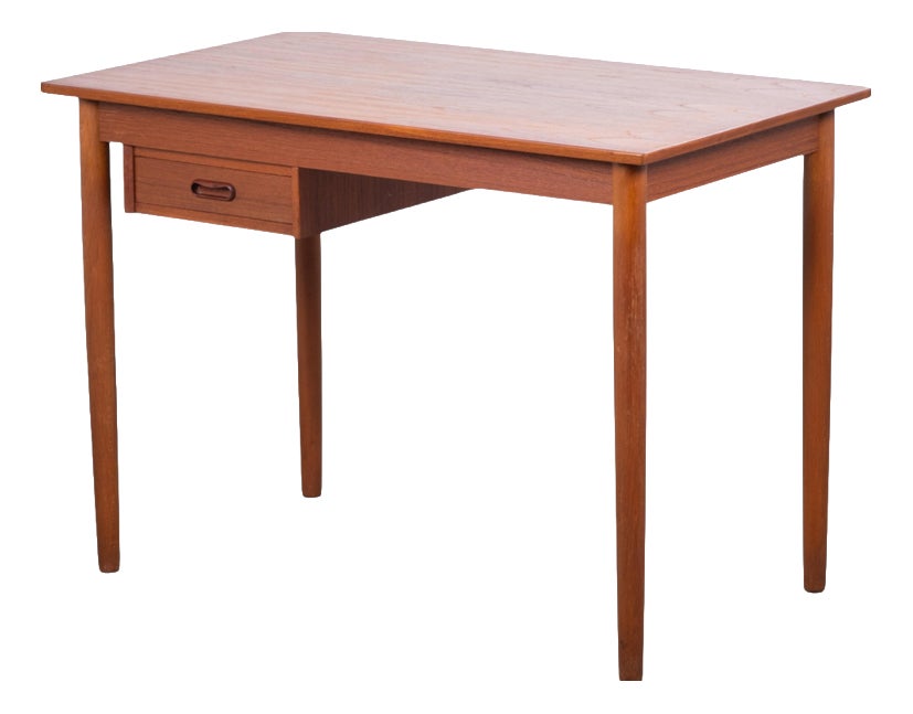 Mid-Century Danish Teak Desk, 1960s | Chairish