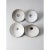 Metal Set of 4 Vintage Green Enamel Pendant Light Shades For Sale - Image 7 of 11