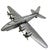 1940s 1940s Mid Century Chrome B-29 Superfortress Airplane Table Lighter by Hamilton For Sale - Image 5 of 8
