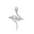 14k White Gold Diamond Studded Snake Ring, Size 6.5 For Sale In New York - Image 6 of 11