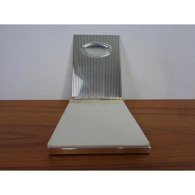 Silver Plated Notepads, Usa, 1960s, Set of 2 For Sale - Image 13 of 17
