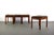 Glass Coffee Table and 4 Nesting Stools in Teak Attributed to Jorgen Baekmark - 6 Pieces For Sale - Image 9 of 13