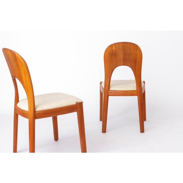 Dining Chairs in Teak by Niels Koefoed for Koefoeds Hornslet, 1970s, Set of 4 For Sale - Image 6 of 11