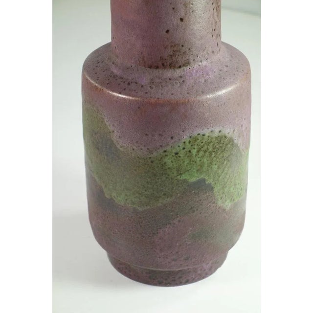 Materic Volcanic Pottery Germany Ceramic Vase, 1960s For Sale - Image 3 of 8