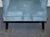 Pale Blue Velvet Armchair with Black and Gilt Legs For Sale - Image 10 of 11