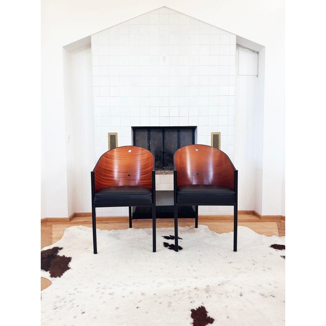 Original 1984 "Costes" Dining Chairs Attributed to Philippe Starck for Driade — Set of 4 For Sale - Image 6 of 16