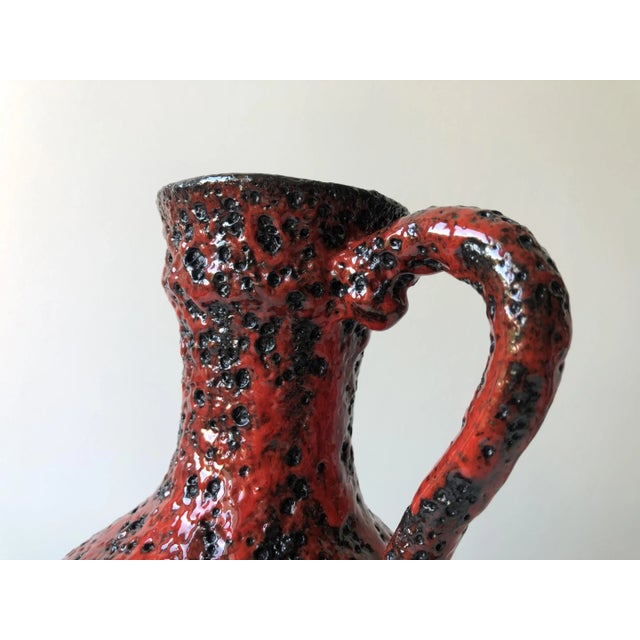 Ceramic Cermic Fat Lava Pitcher No 70-20 from Walter Gerhards, 1970s, 1960s For Sale - Image 7 of 8
