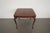 Elegant vintage mahogany game or card table featuring beautifully curved cabriole legs, carved knee details, and a rich,...