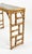 Mid-Century Bamboo, Rattan and Glass Console Table from Vivai del Sud, Italy, 1970s For Sale - Image 8 of 12