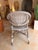 Interlude Home Interlude Home Inc. Resin Wicker and Wood Dining Chair For Sale - Image 4 of 8