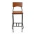 Contemporary Toka Stained Bar Stool For Sale - Image 3 of 4