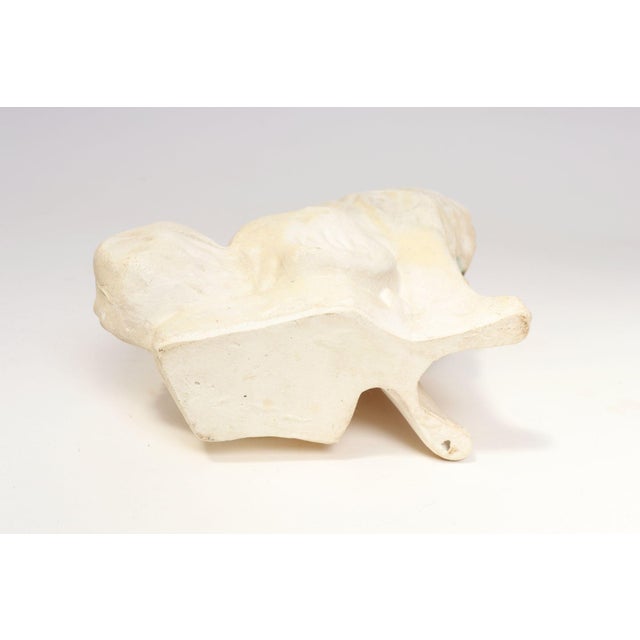 Vintage Painted Chalkware Carnival Chalk Collie Dog Sculpture / Figurine For Sale In New York - Image 6 of 18