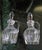 Silver 1940s French Antique Crystal & Silver Plate Cruet Serving Set Pair For Sale - Image 8 of 16