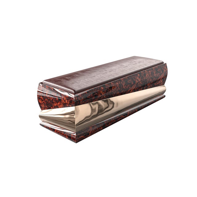 "Riccio" Bench With Bronze and Burl Walnut, Hand Crafted Bizimyer Furniture. Unmatched. Unrivalled. Designed by Hasan...