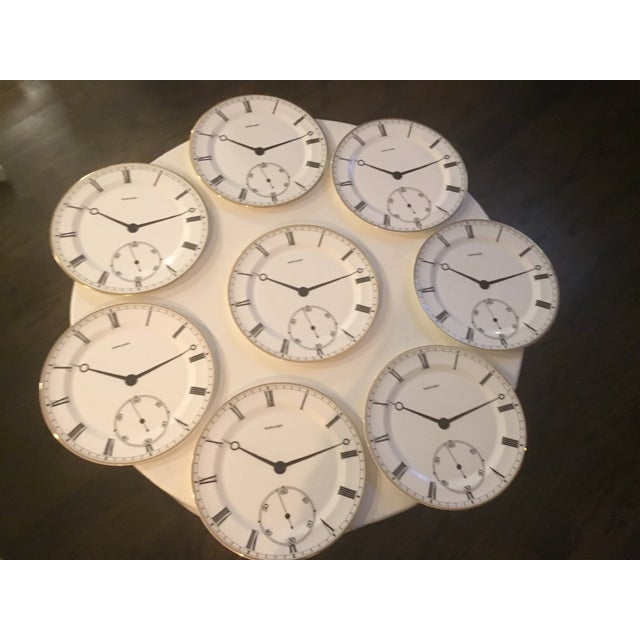 Ralph Lauren Clock Dinner Plates Set of 6 Chairish