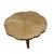Hollywood Regency Style Cast Gilt Metal "Tree Slice" Side Table For Sale - Image 4 of 12