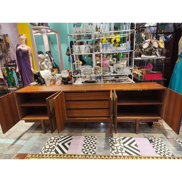 1960s Mid-Century Walnut Sideboard, 1960s For Sale - Image 5 of 7