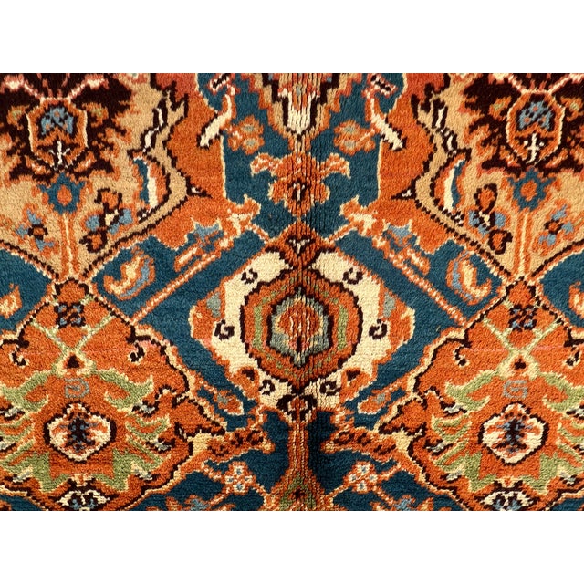 1920s Real Antique Persian Heriz Rug For Sale - Image 5 of 7