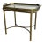 Mid 20th Century Brass Hollywood Regency Faux Bamboo Tray Table For Sale