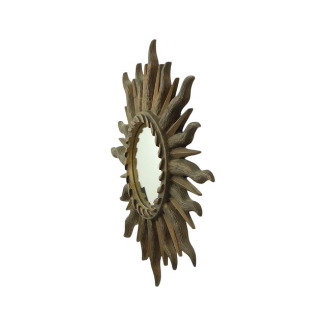 Vintage Sunburst Butler Mirror, 1960s For Sale - Image 6 of 15